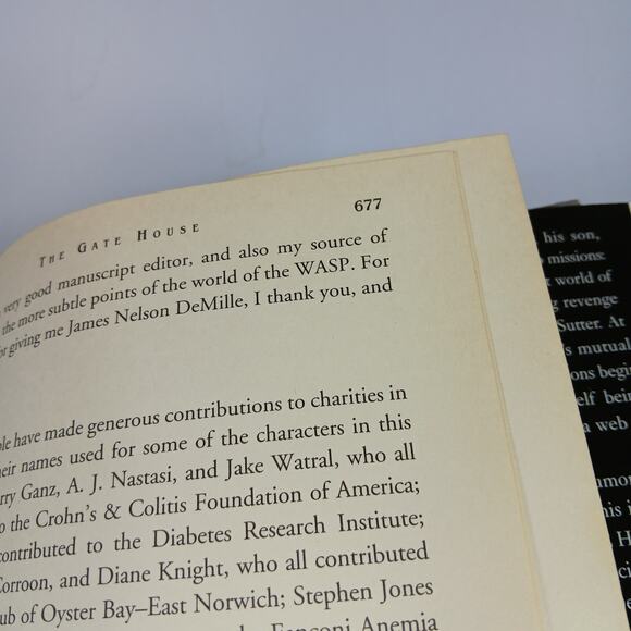 Nelson DeMille The Gate House Hard Cover Sequel to The Gold Coast Pre Owned - Picture 6 of 10